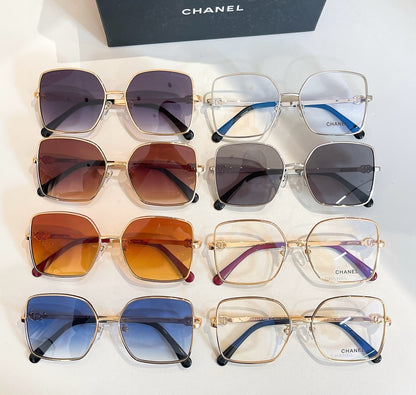 SQUARE SUNGLASSES CH4288Q IN METAL