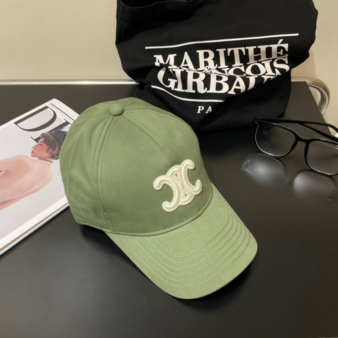 BASEBALL CAP MODEL 650700 IN GREEN COTTON