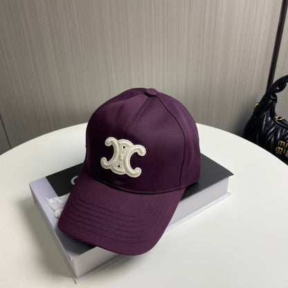 BASEBALL CAP MODEL 650713 IN WINE PURPLE COTTON