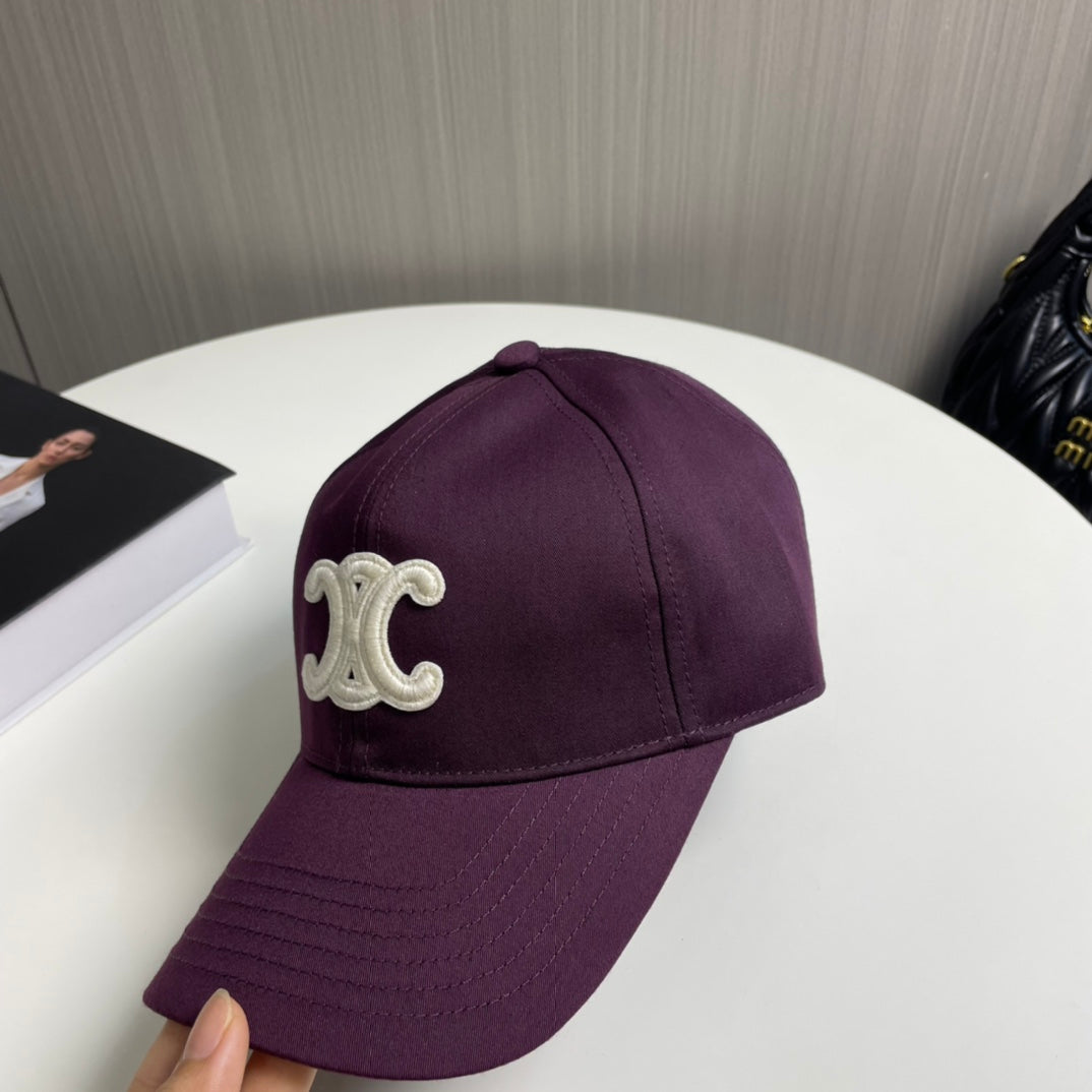 BASEBALL CAP MODEL 650713 IN WINE PURPLE COTTON