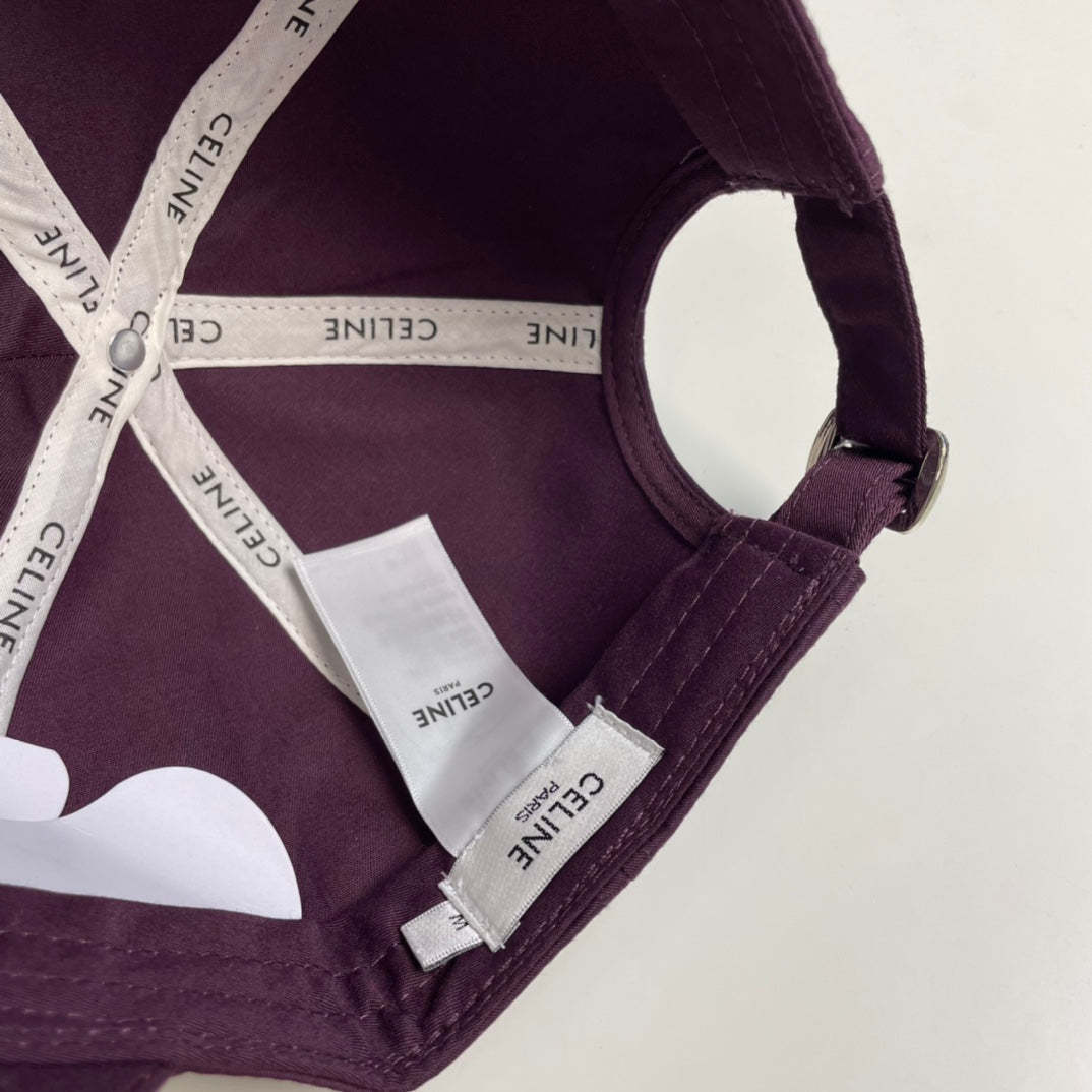 BASEBALL CAP MODEL 650716 IN WINE PURPLE COTTON