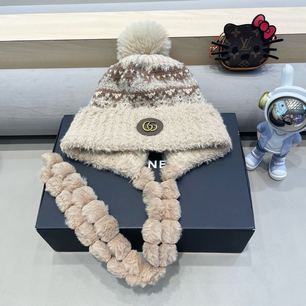 BEANIE HAT IN COLORFUL WOOL 400958