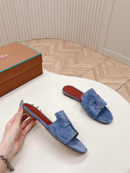 LP SUMMER CHARMS SANDALS IN AEGEAN SUEDE