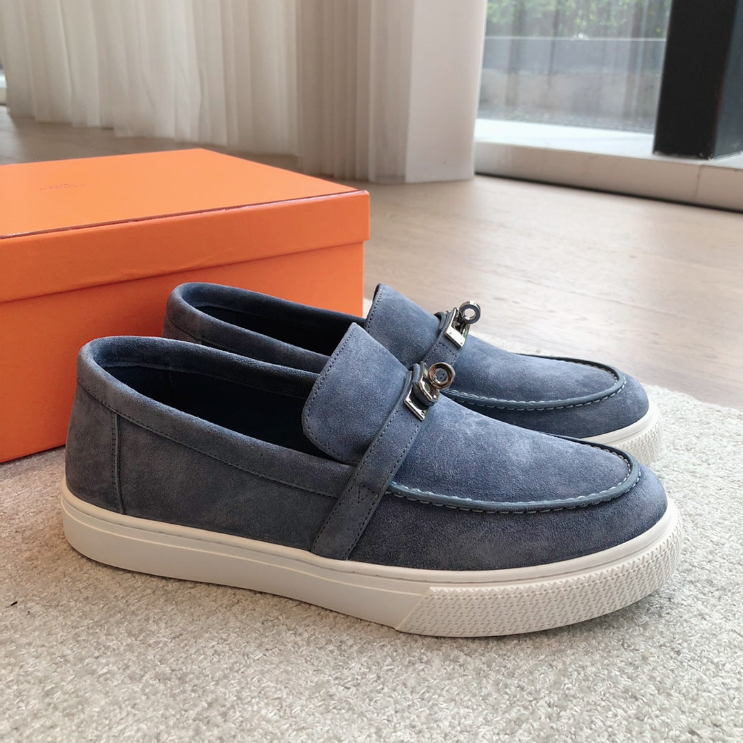 GAME SLIP-ON SNEAKER NAVY SUEDE