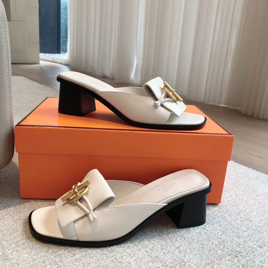 ILOT 45 SANDAL WHITE CALFSKIN