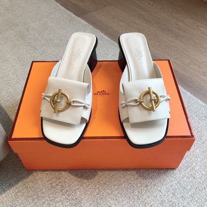 ILOT 45 SANDAL WHITE CALFSKIN