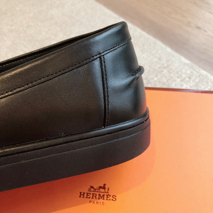 JOB LOAFER BLACK CALFSKIN