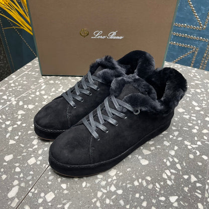 LP WINTER NUAGES SNEAKERS BLACK LAMBSKIN