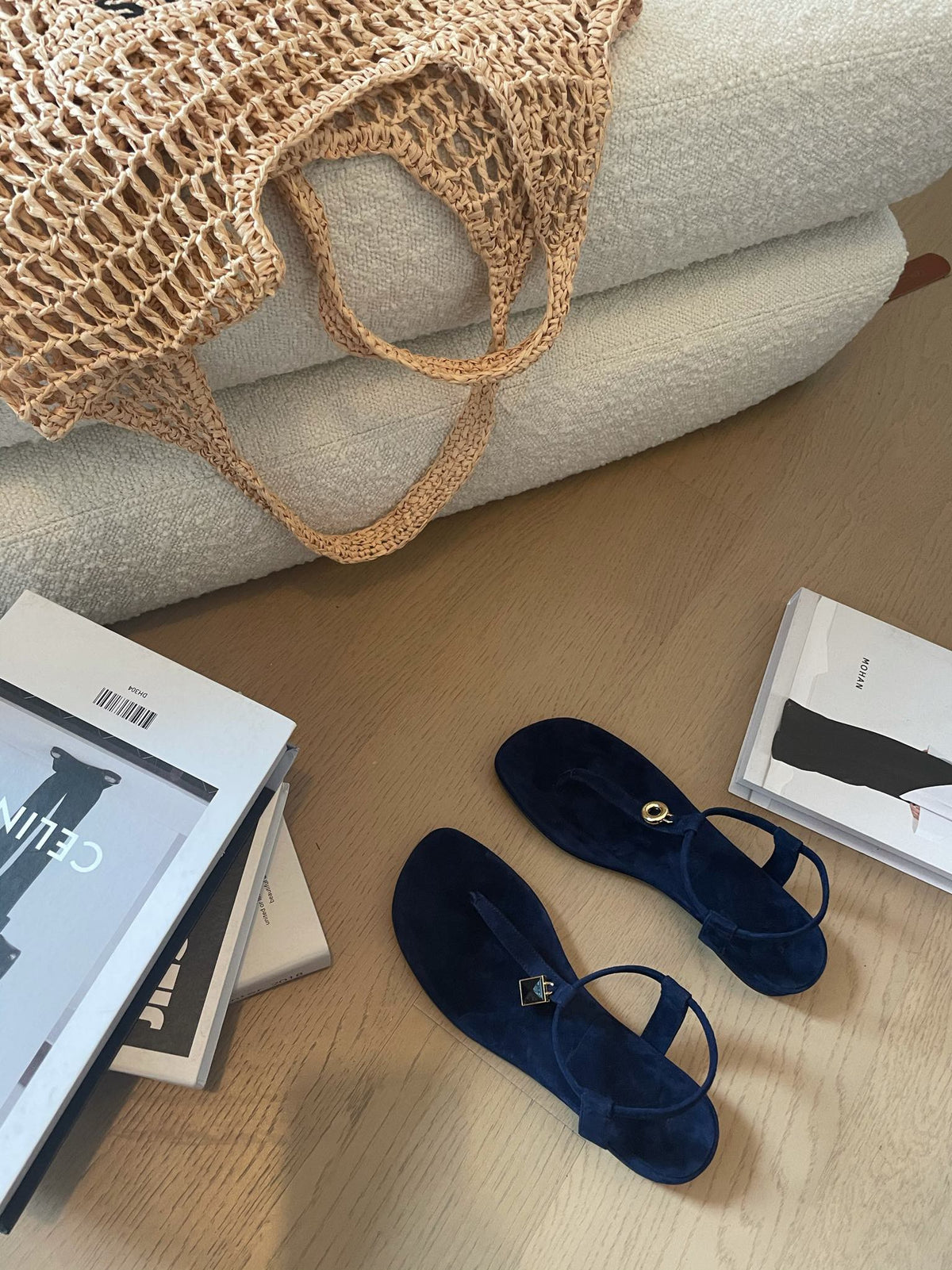 LP MINDIL SANDAL NAVY SUEDE