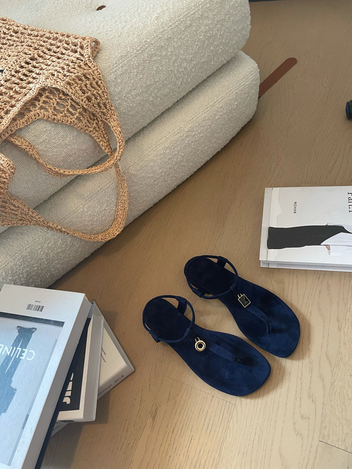 LP MINDIL SANDAL NAVY SUEDE