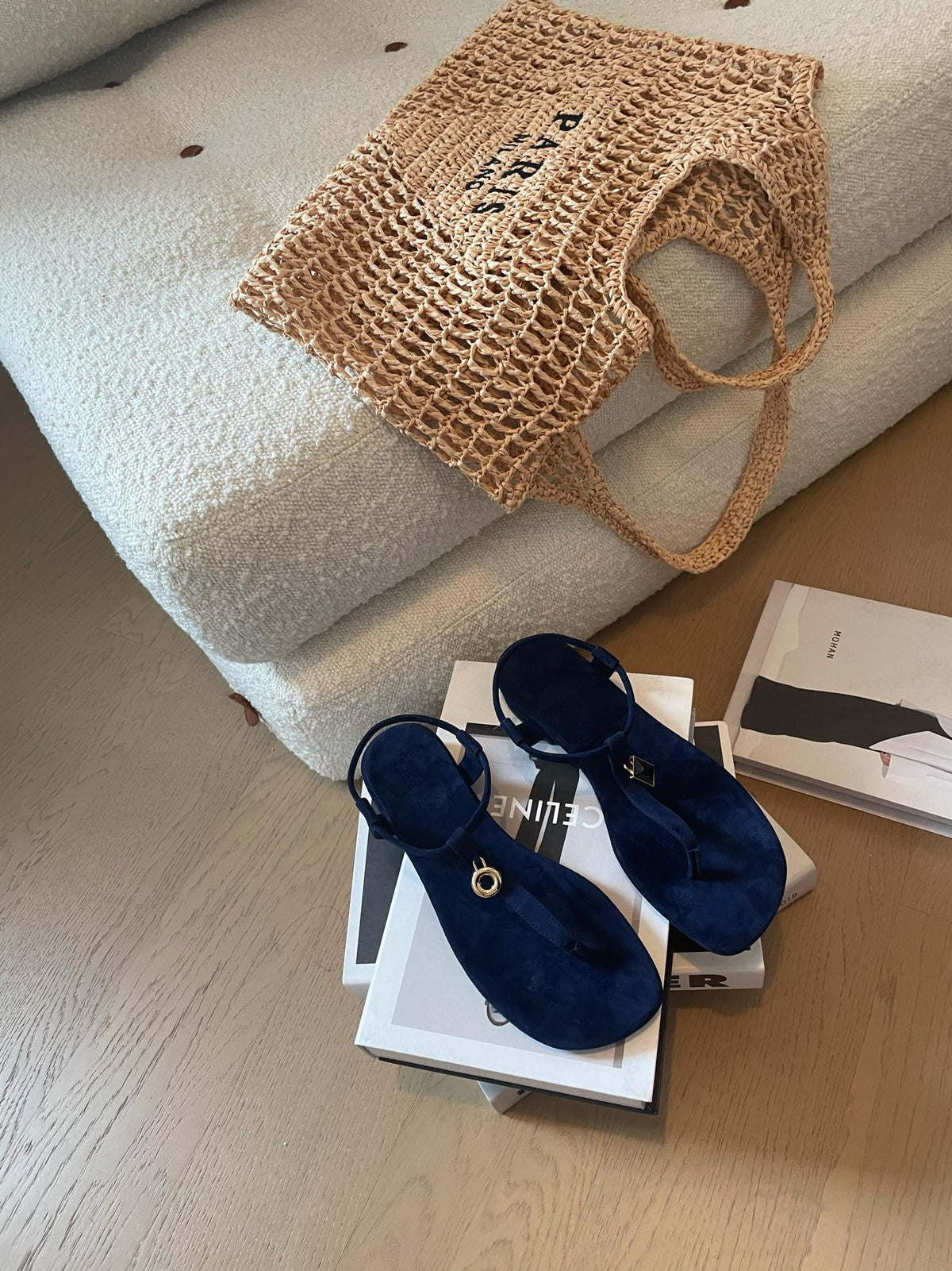 LP MINDIL SANDAL NAVY SUEDE