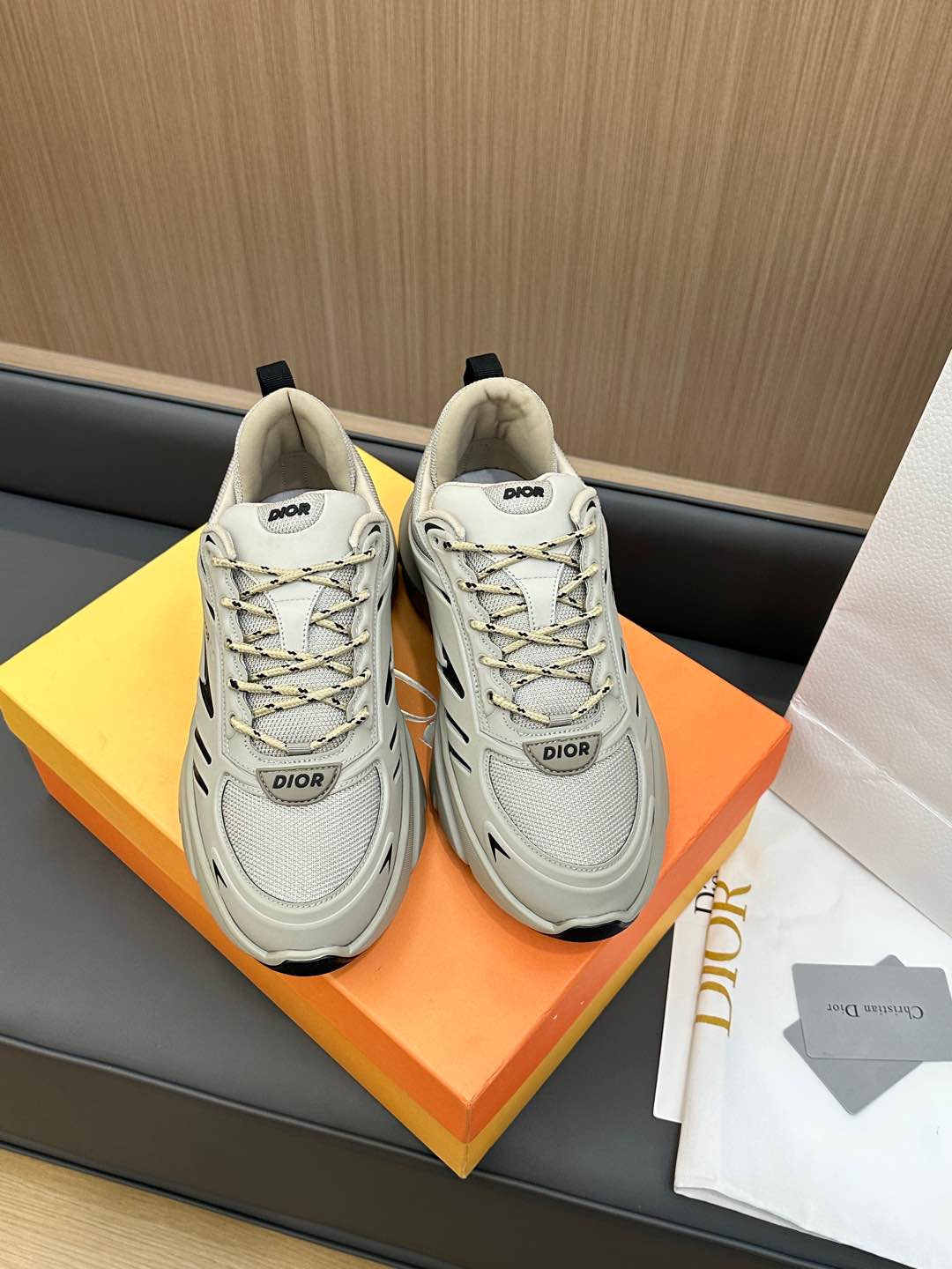 B44 BLADE SNEAKER PASTEL GRAY TECHNICAL MESH AND TECHNICAL FABRIC
