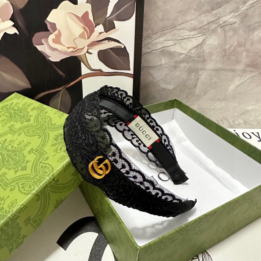 HAIRBAND IN BLACK LACE 295830
