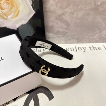 BLACK FABRIC HAIRBAND 432839