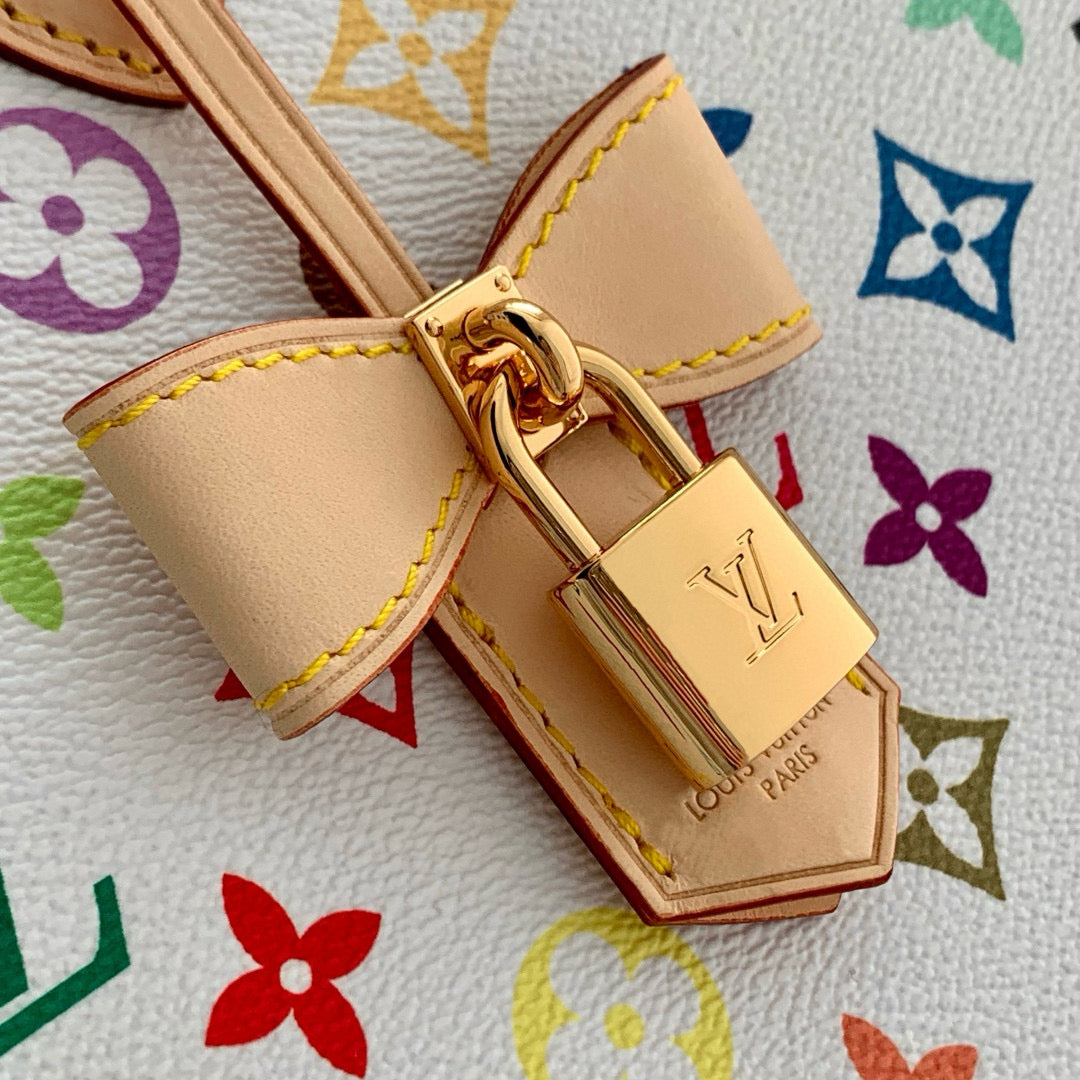 ONTHEGO MM BAG 35 IN MULTICOLOR MONOGRAM CANVAS