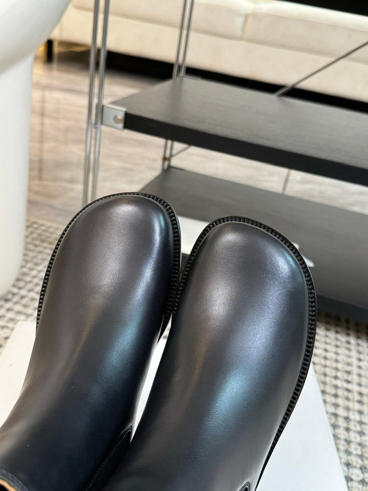 LW CAMPO CHELSEA BOOT BLACK CALFSKIN