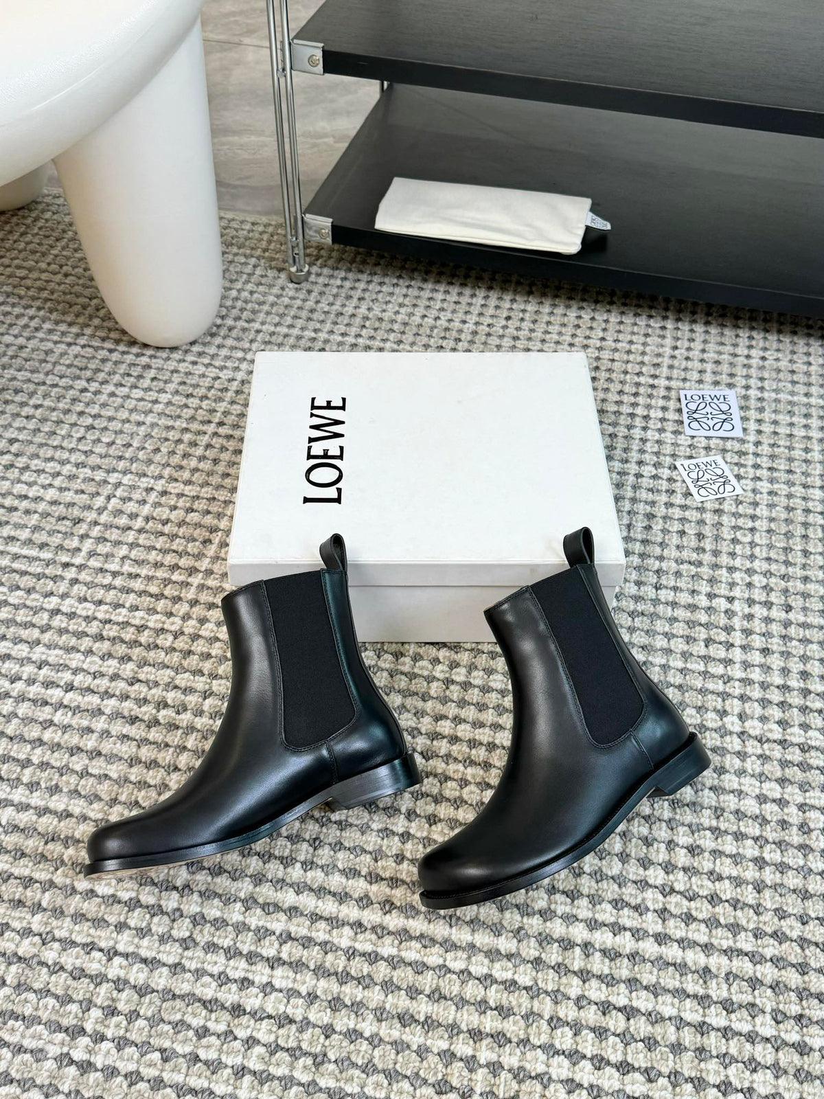 LW CAMPO CHELSEA BOOT BLACK CALFSKIN