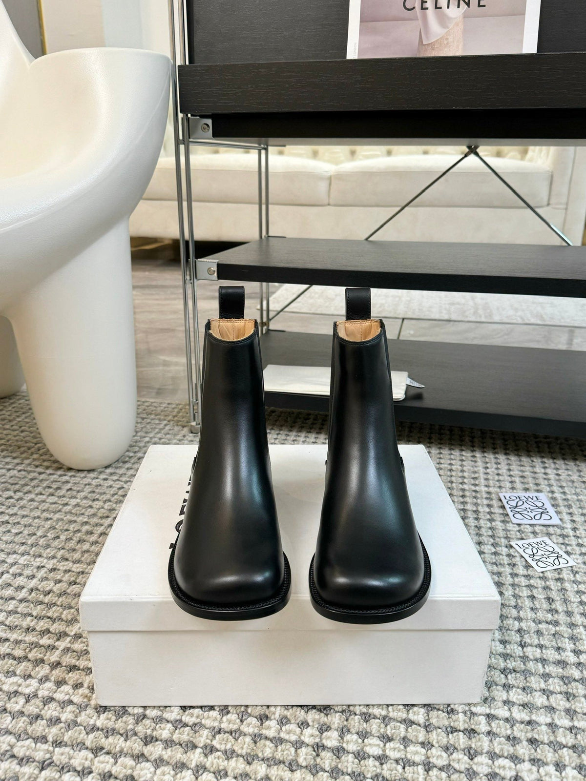LW CAMPO CHELSEA BOOT BLACK CALFSKIN