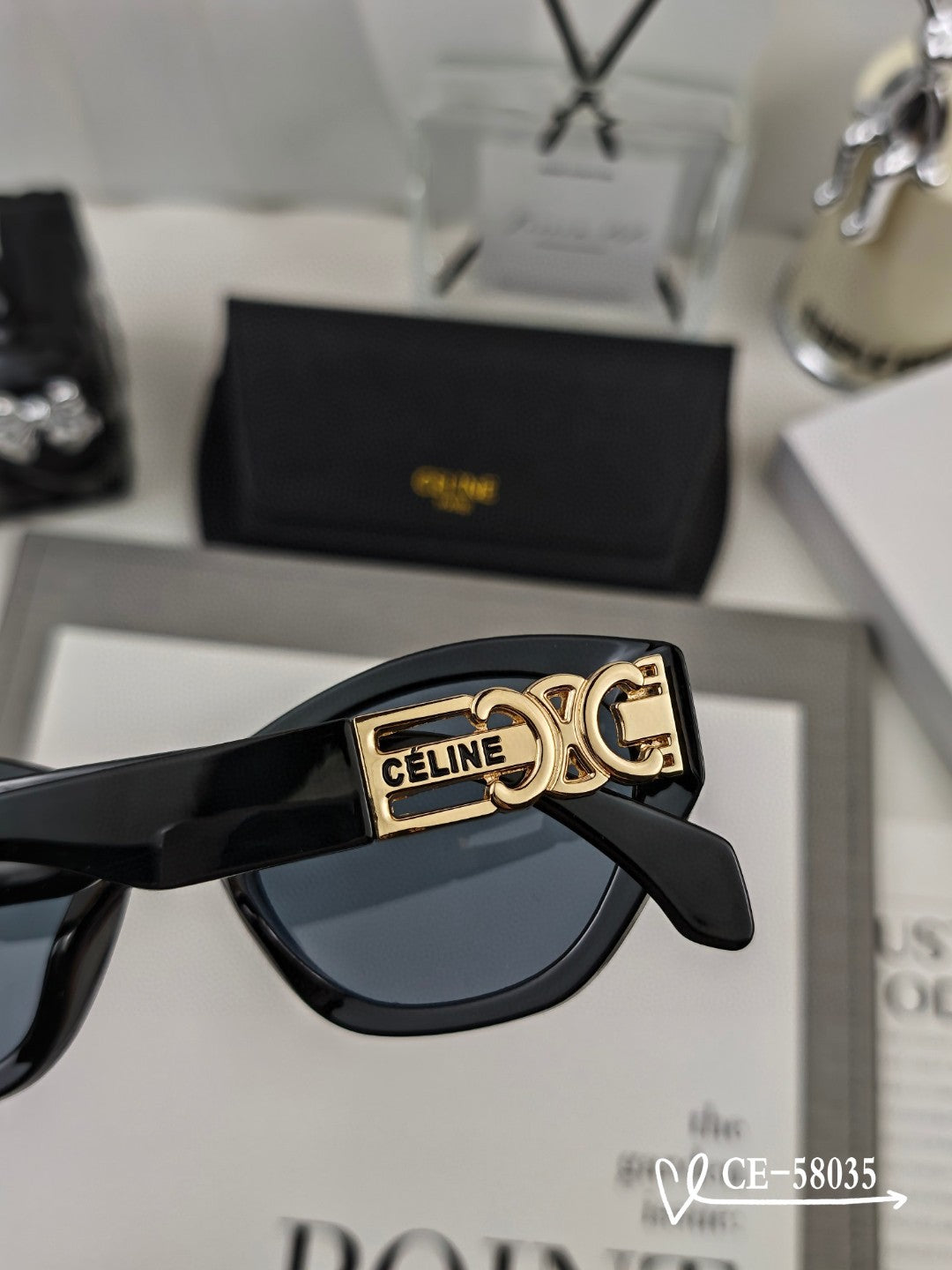 TRIOMPHE SUNGLASS 58035 IN ACETATE