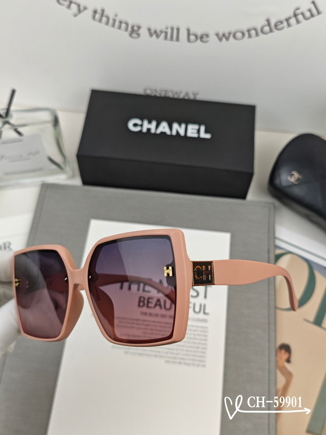 SQUARE SUNGLASSES 59901 IN ACETATE