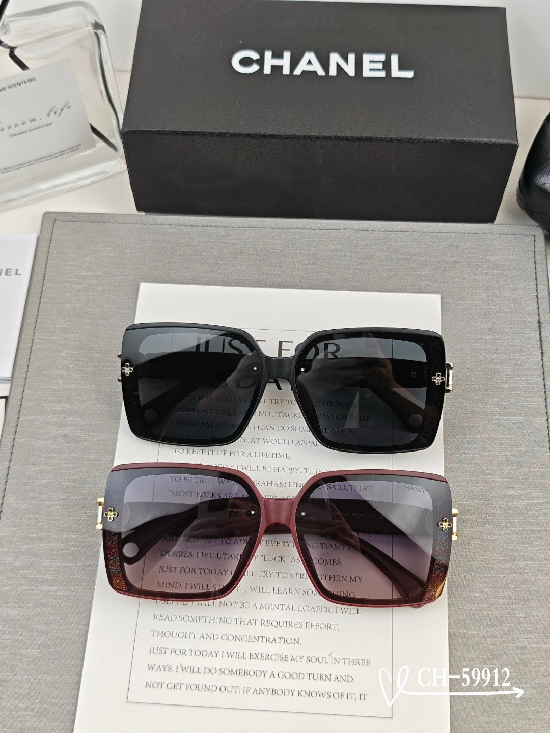 SQUARE SUNGLASSES 59912 IN ACETATE