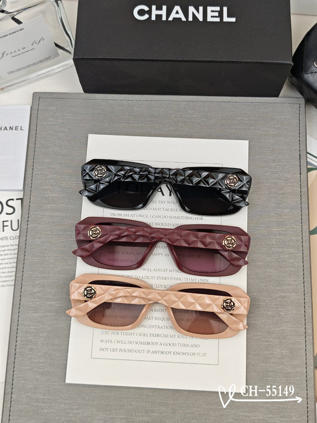 RECTANGULAR SUNGLASSES 55149 IN ACETATE
