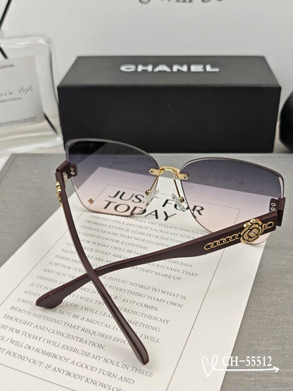SQUARE SUNGLASSES 55512 IN ACETATE RESIN LENSES