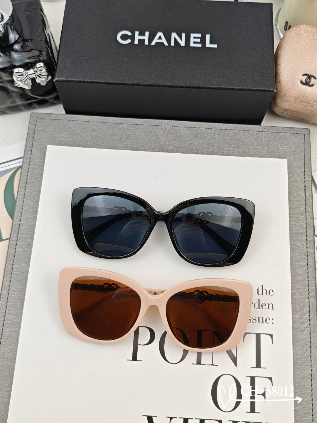 SQUARE SUNGLASSES 58012 IN ACETATE