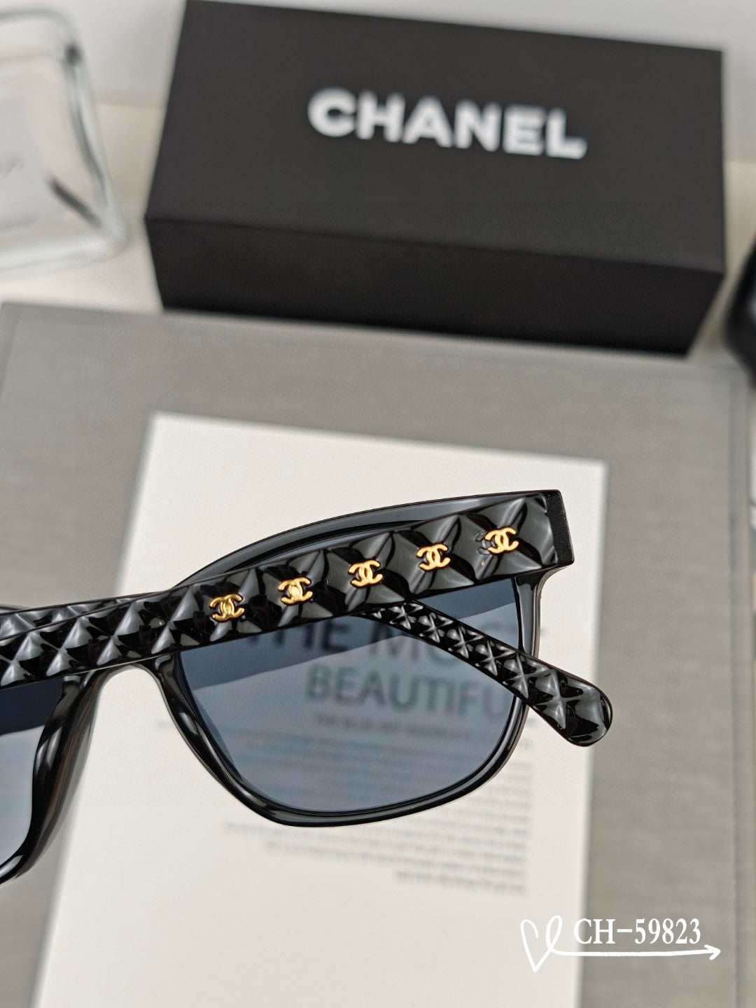 SQUARE SUNGLASSES 59823 IN ACETATE
