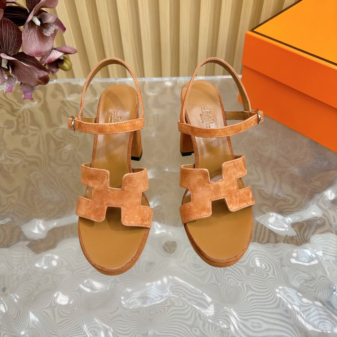 JAZZ 90 SANDAL IN BRONZE BROWN SUEDE