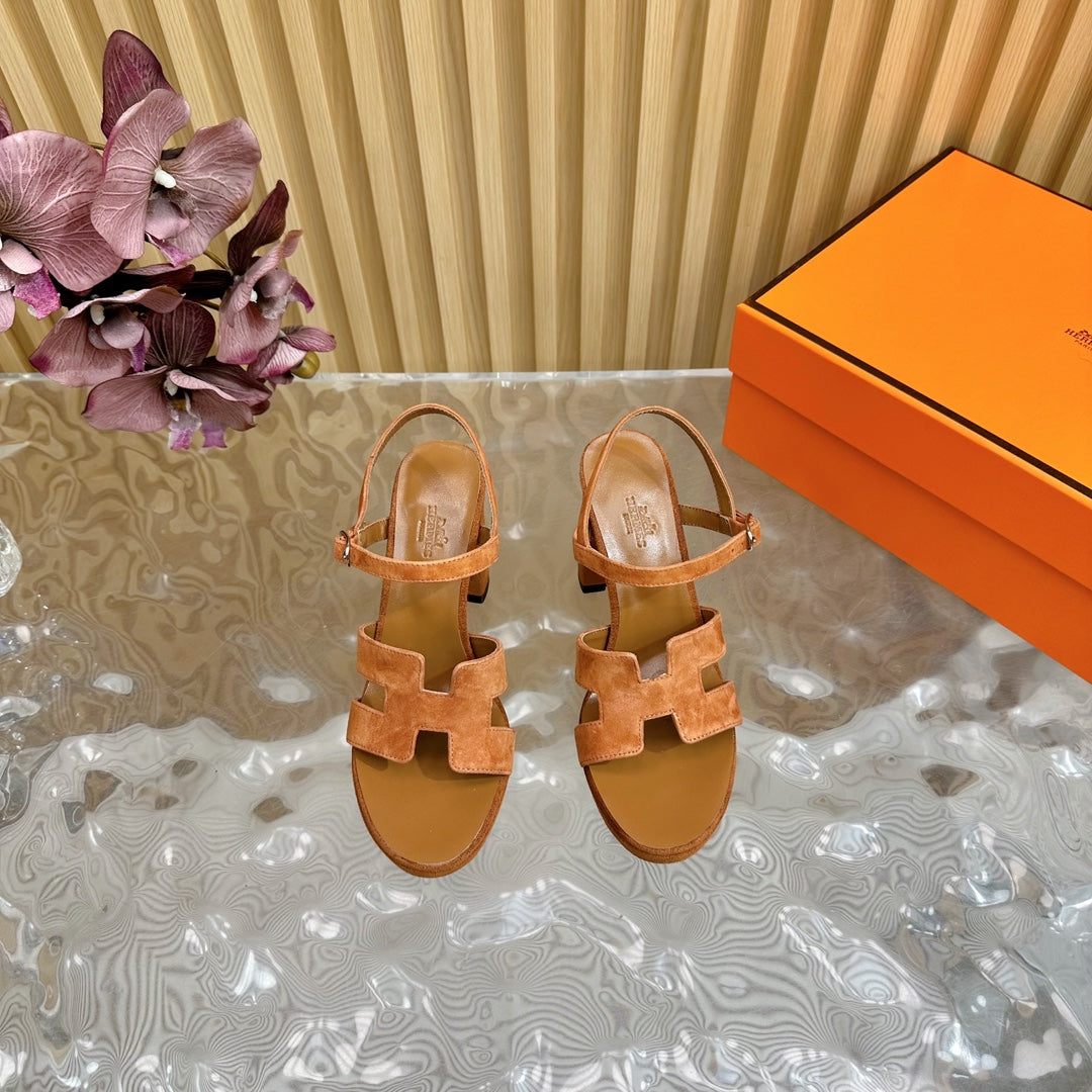 JAZZ 90 SANDAL IN BRONZE BROWN SUEDE