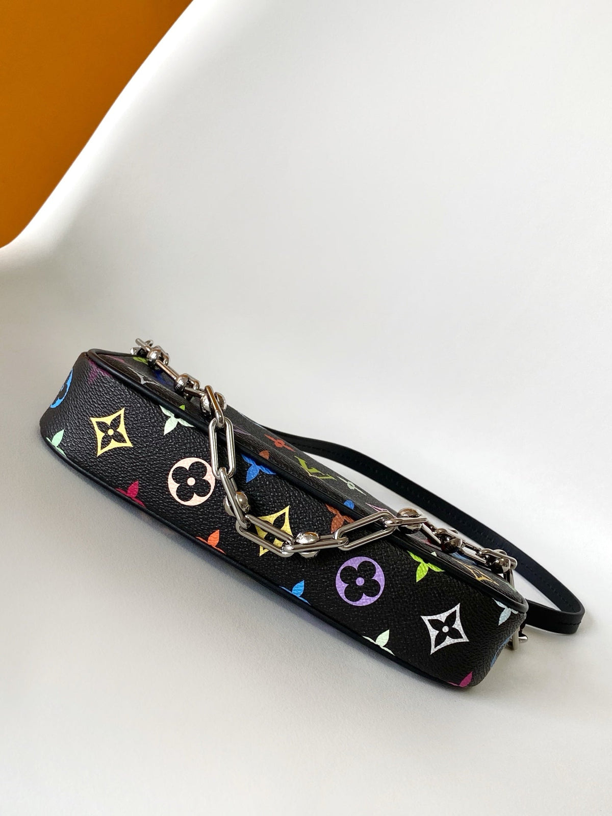 POCHETTE ACCESSOIRES 22 BAG IN MULTICOLOR MONOGRAM CANVAS AND COWHIDE