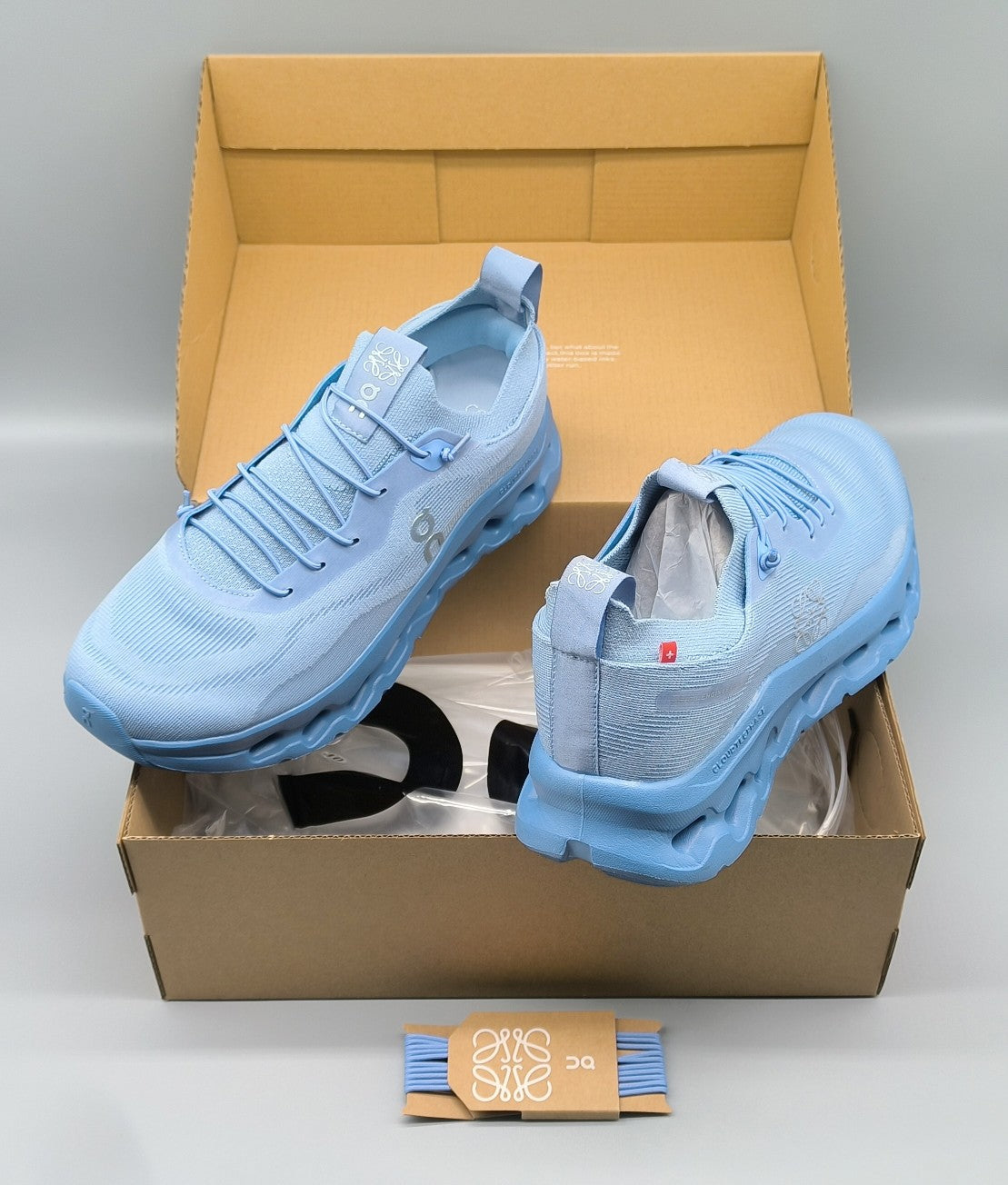 CLOUDTILT SNEAKER IN BABY BLUE RECYCLED POLYESTER