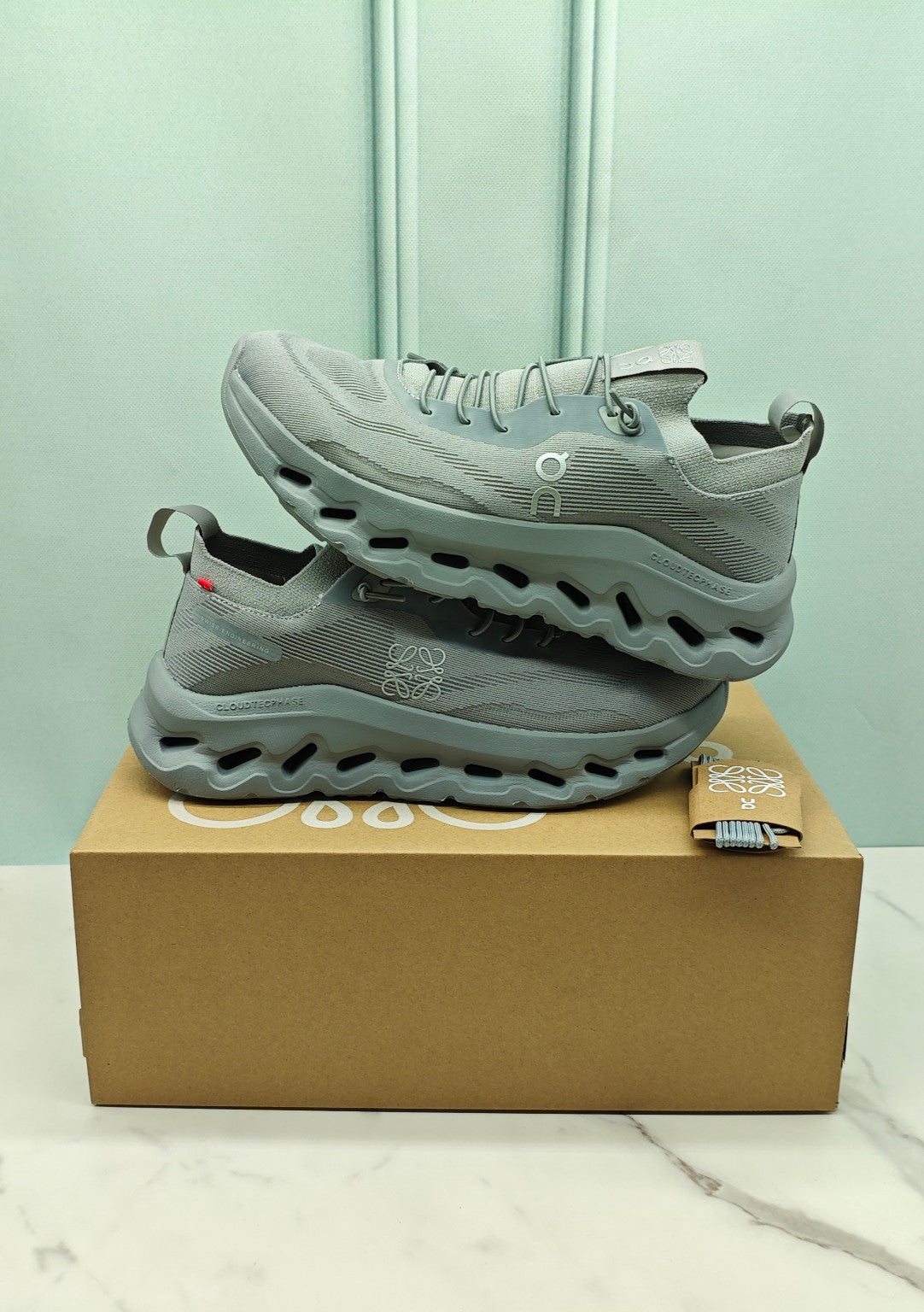 CLOUDTILT SNEAKER IN SAGE GREEN RECYCLED POLYESTER