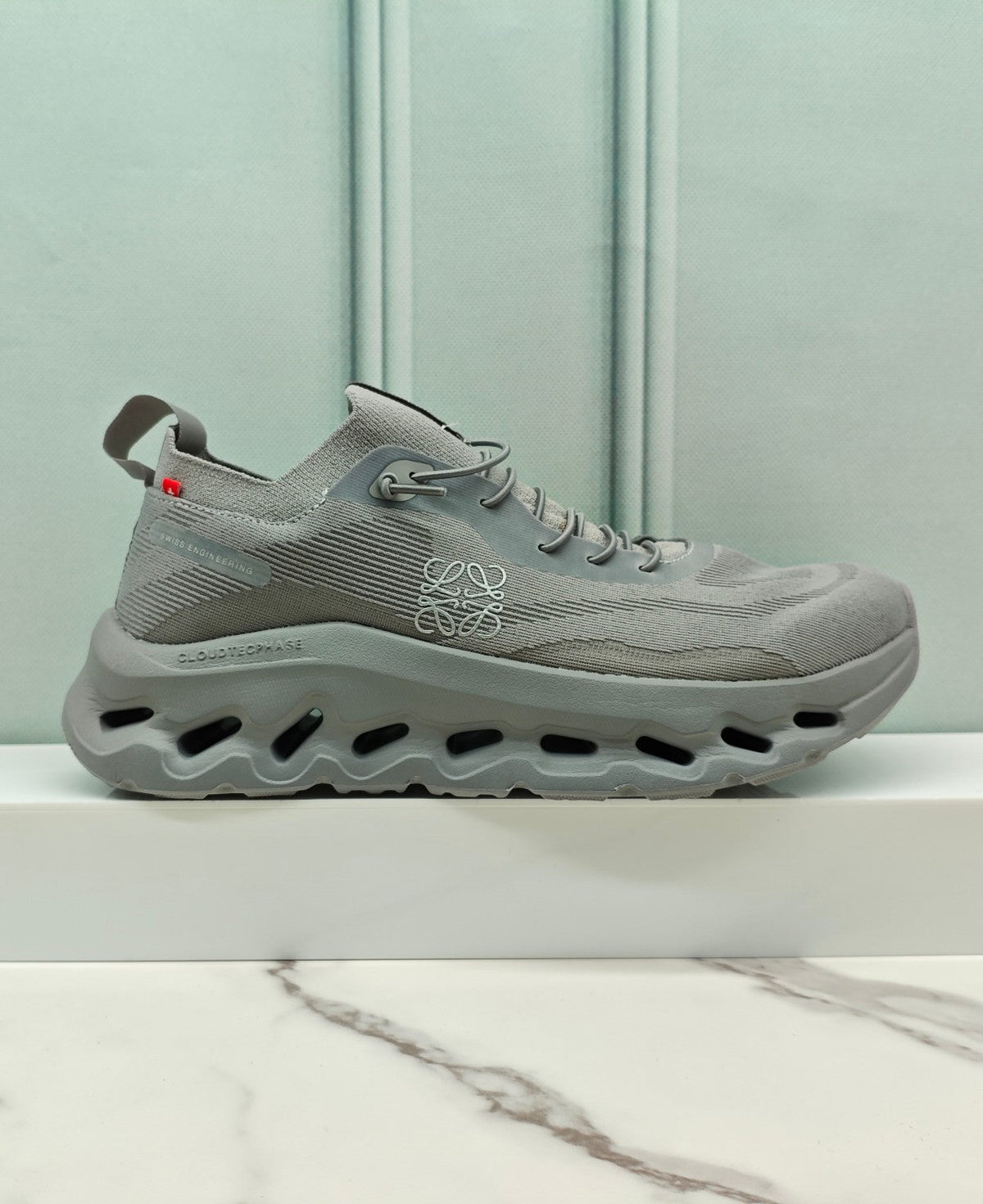 CLOUDTILT SNEAKER IN SAGE GREEN RECYCLED POLYESTER