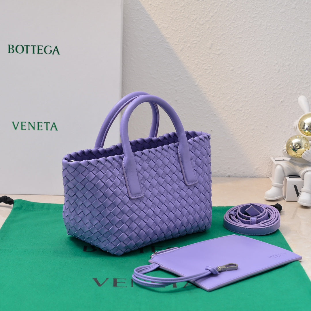 Mini Cabat 20cm Purple Lambskin Ghw