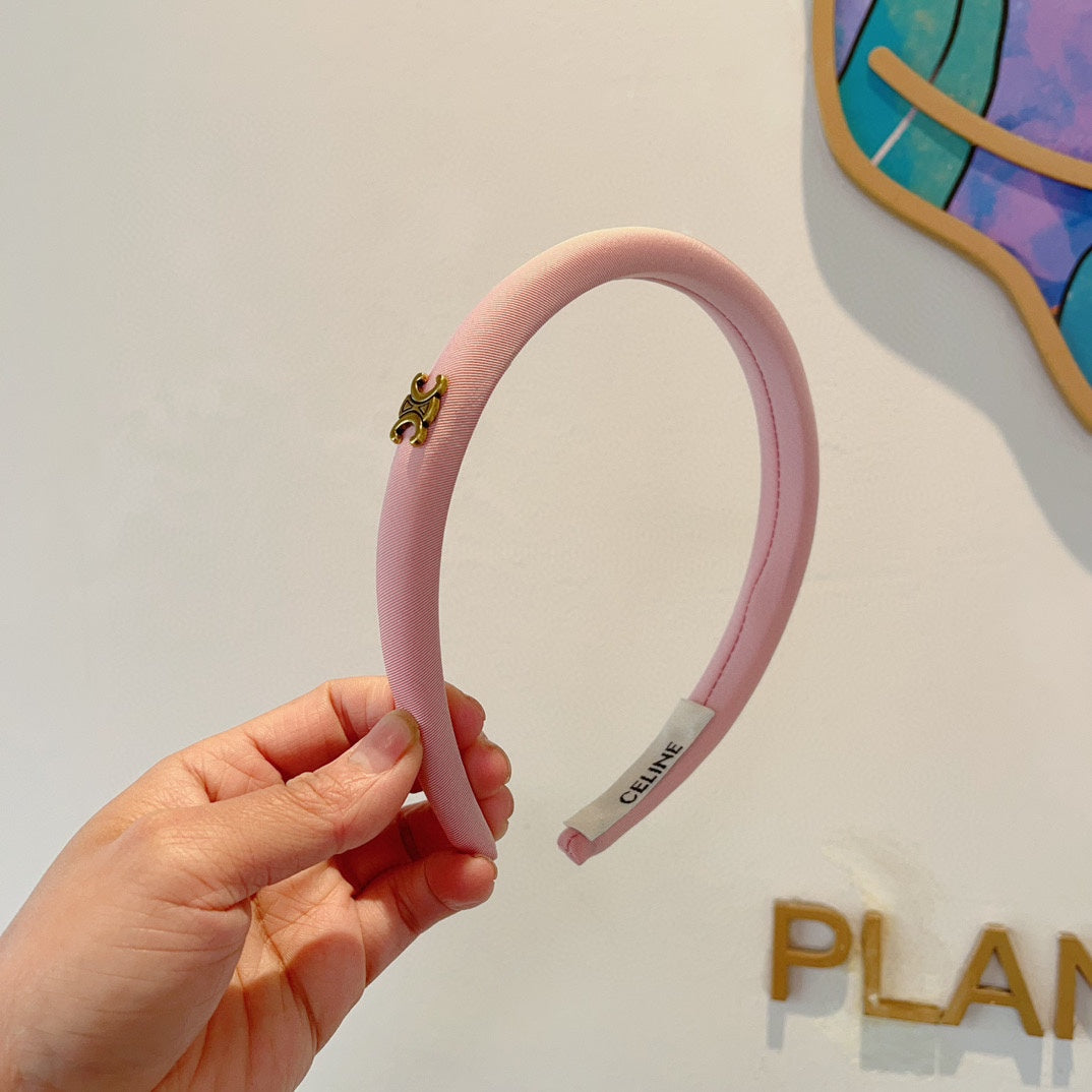 ROSE PINK FABRIC HAIRBAND 425456