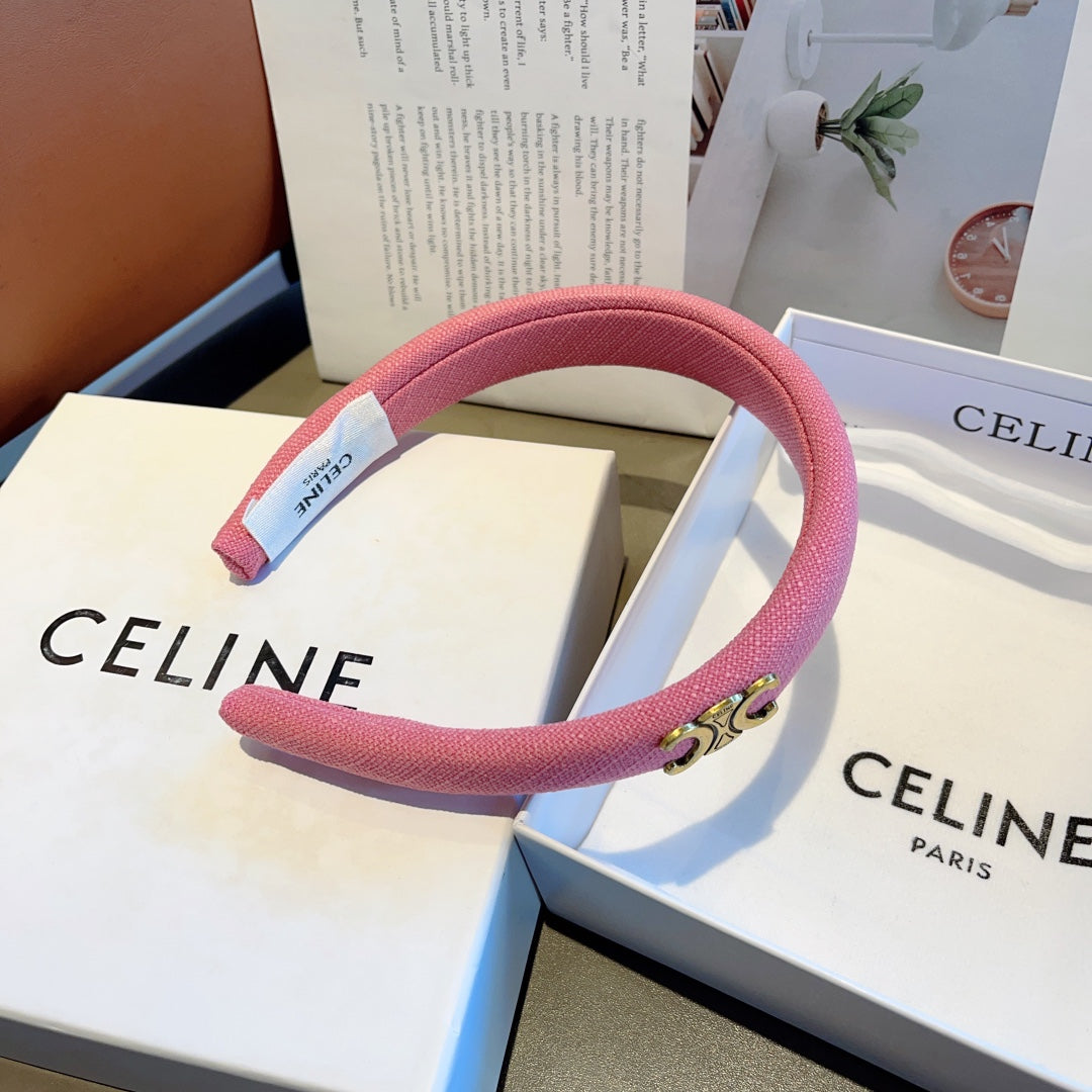 BRIGHT PINK FABRIC HAIRBAND 429342