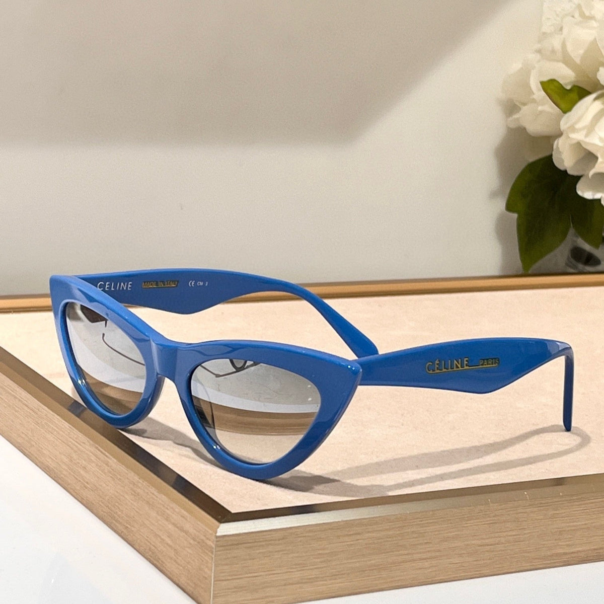 TRIOMPHE CAT EYE SUNGLASS CL40019 IN ACETATE