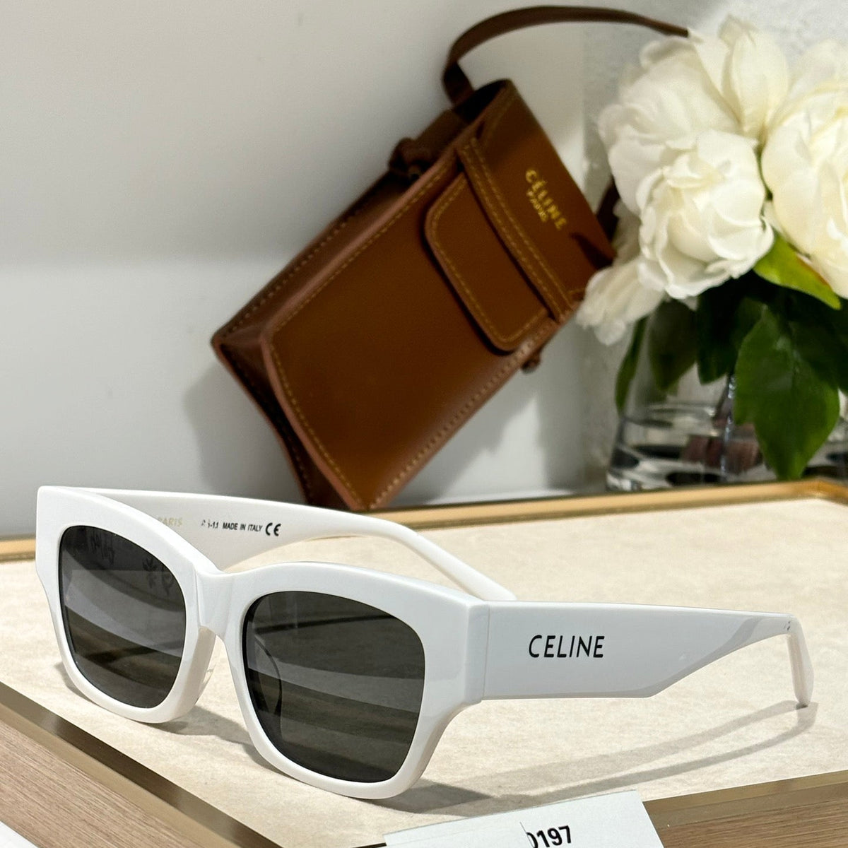 TRIOMPHE SUNGLASS CL40197 IN PINK ACETATE