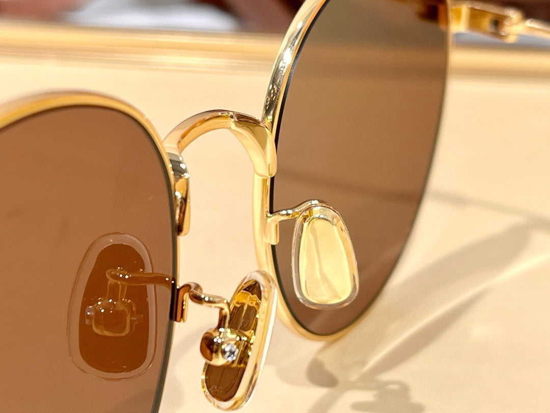 SUNGLASS CL40100 IN METAL MINERAL GLASS LENSES