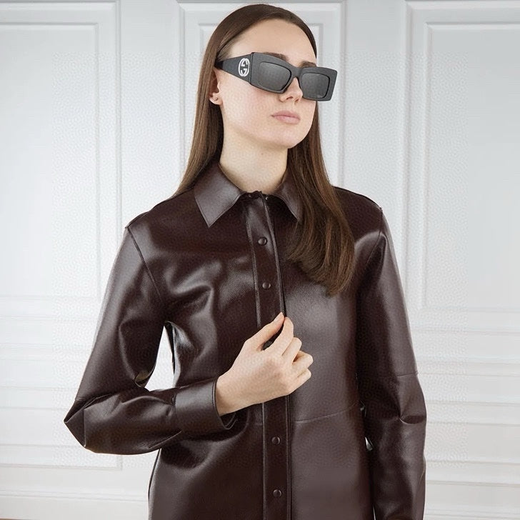 RECTANGULAR FRAME SUNGLASSES GG1842S IN ACETATE