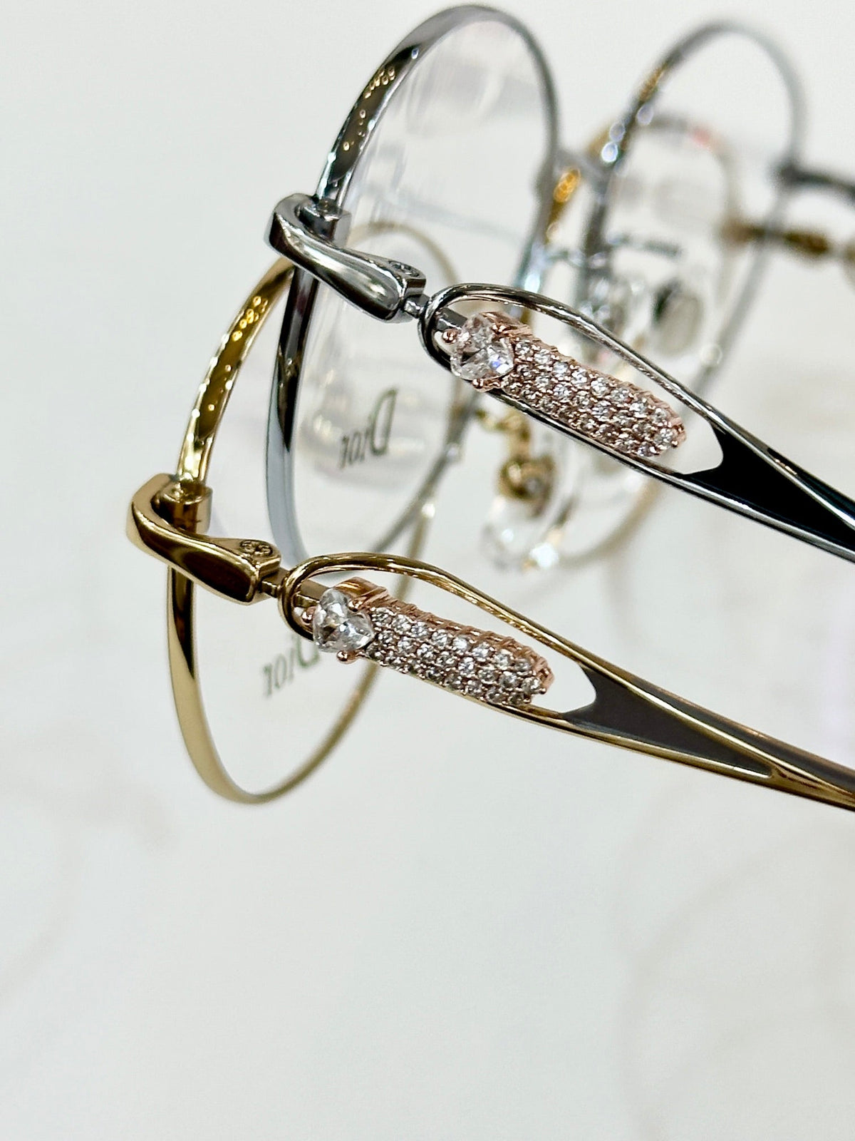 MONTAIGNE SUNGLASS CD 0269/S IN TITANE EMBELLISHES STONES
