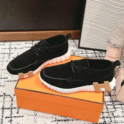 INCREASE SNEAKER IN BLACK SUEDE