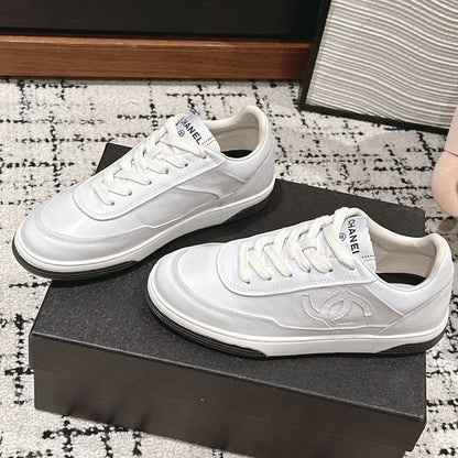 SNEAKER IN WHITE HAND-POLISHED CALFSKIN 977831