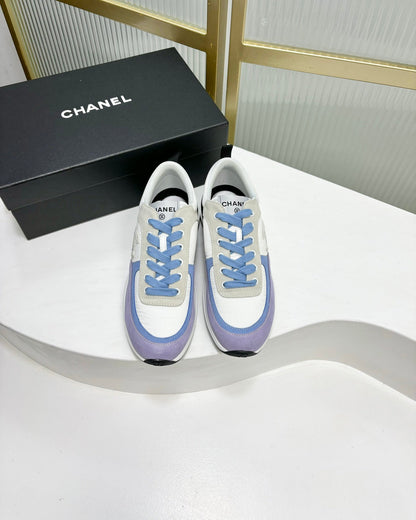 SNEAKER IN AMETHYST PURPLE MIX GREY SUEDE