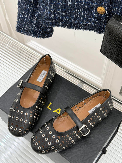 MARY JANE IN BLACK CALFSKIN