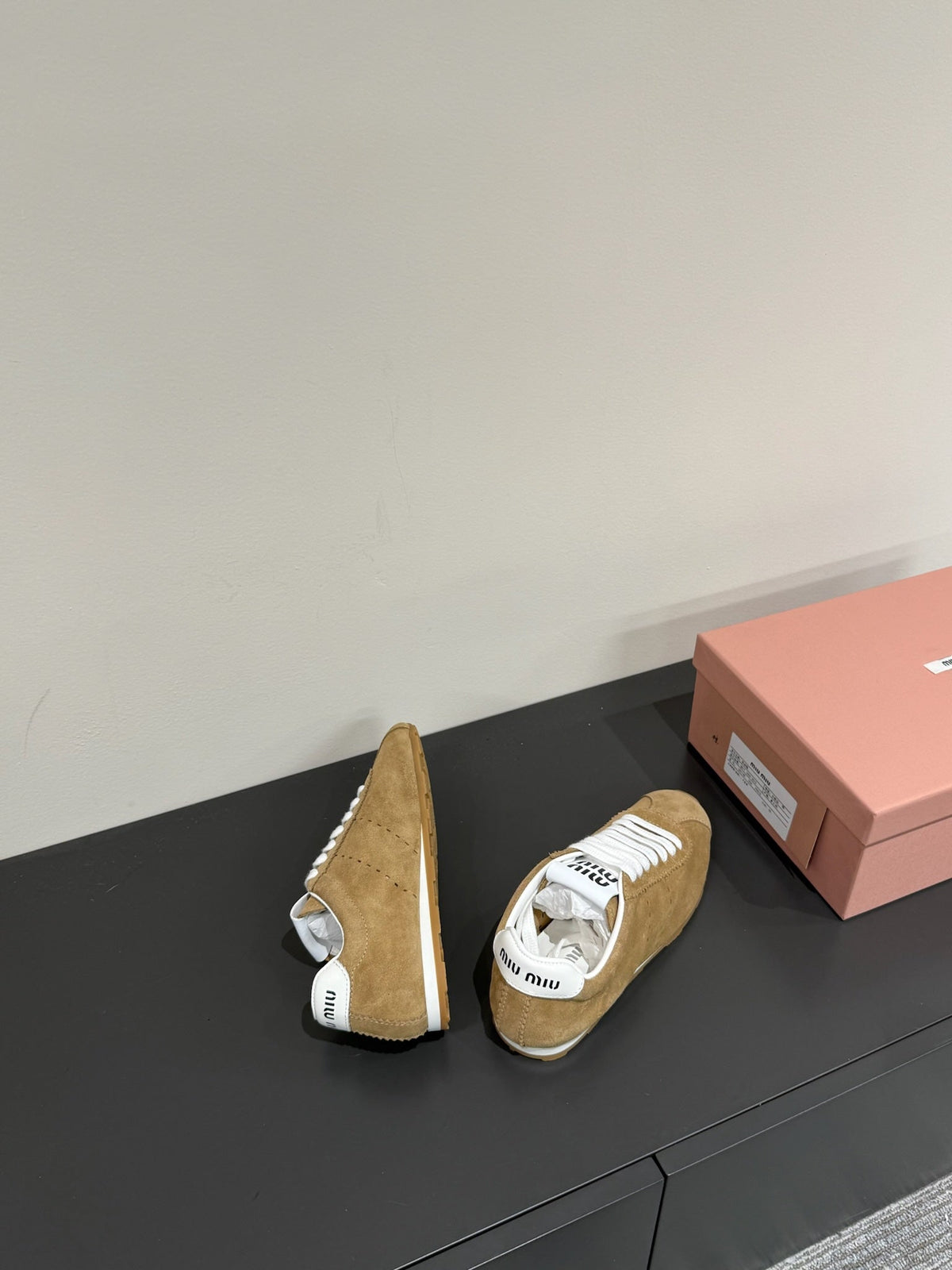 PLUME SUEDE SNEAKERS EARTH BROWN