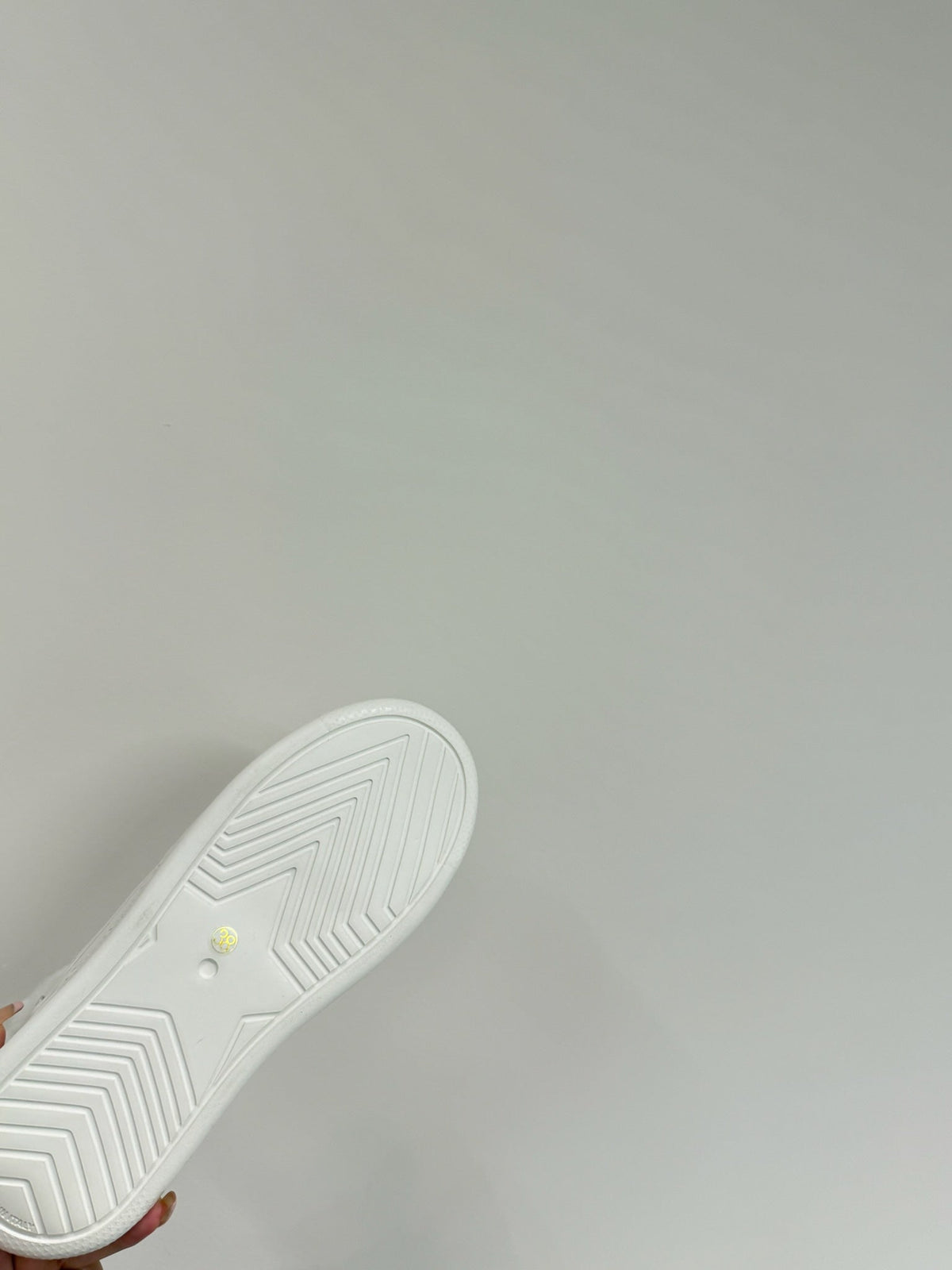 STAR SNEAKER WHITE CALFSKIN AND SUEDE CALFSKIN WITH SHEARLING LINING