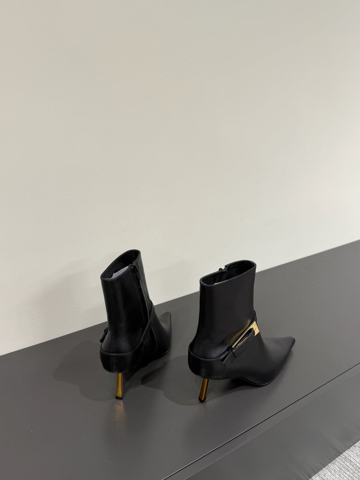 LEE BOOTS IN BLACK SMOOTH CALFSKIN